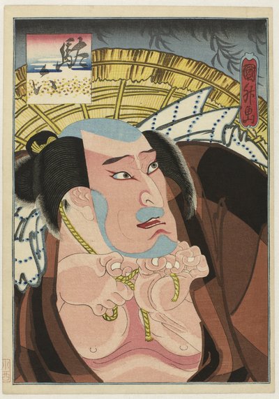 Kataoka Ichizô I come Daroku da Utagawa Kunimasu