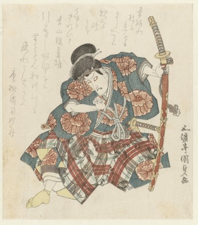 Attore con lunga spada da Utagawa Kunisada (I)
