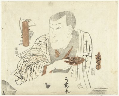 Attore con ciotola da Utagawa Kunisada (I)