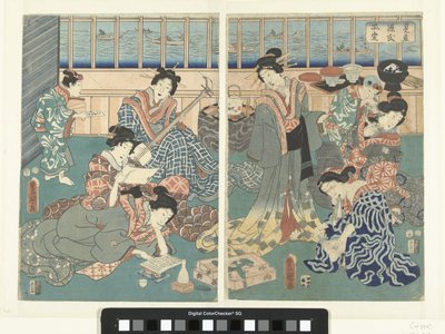 Una versione contemporanea della storia di Genji da Utagawa Kunisada (I)
