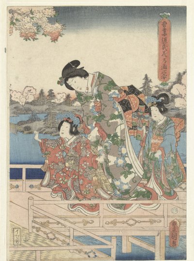 Banchetto primaverile per i Genji orientali da Utagawa Kunisada (I)