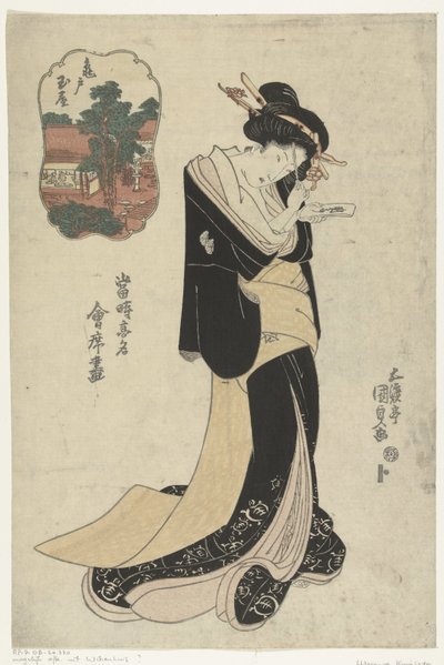 Het Tamaya restaurant in Kameido da Utagawa Kunisada (I)