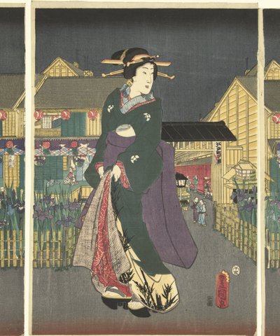 Iris in piena fioritura da Utagawa Kunisada (I)