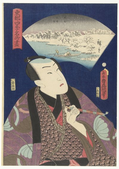 Fiume Sumida in inverno da Utagawa Kunisada (I)