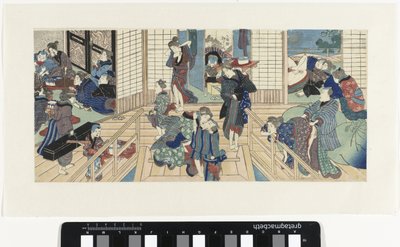 Scene in un bordello da Utagawa Kunisada (I)