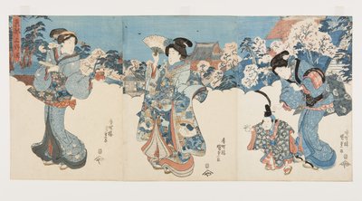 Alberi di ciliegio ad Atagoyama da Utagawa Kunisada