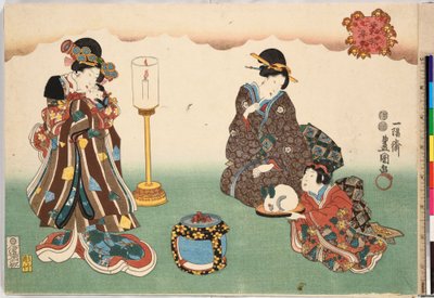Neve Serale Bo-setsu, dalla serie Otto Vedute Figurative Sugata Hakkei da Utagawa Kunisada