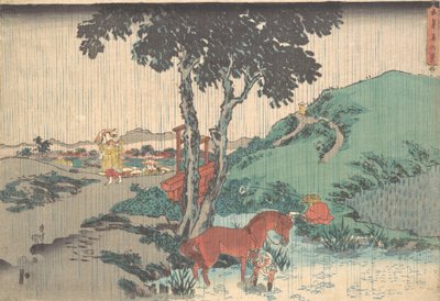 Pioggia del quinto mese Samidare, 19° secolo da Utagawa Kunisada