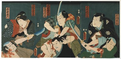 Scena teatrale da Utagawa Kunisada