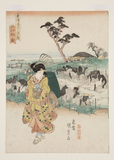 Veduta di Chiry? da Utagawa Kunisada
