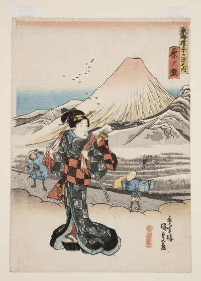 Vista di Hara da Utagawa Kunisada