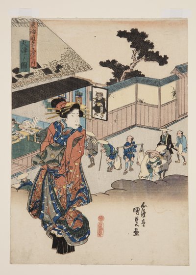 Veduta di Otsu da Utagawa Kunisada