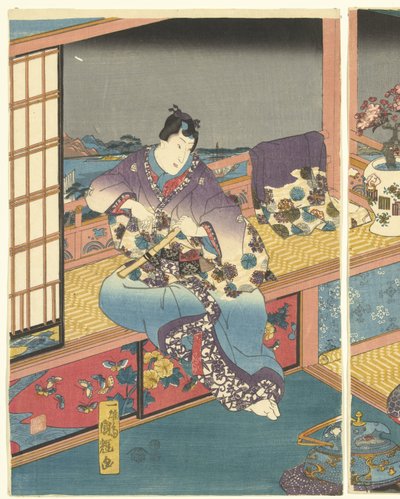 Fiori da Utagawa Kuniteru