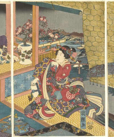 Fiori da Utagawa Kuniteru