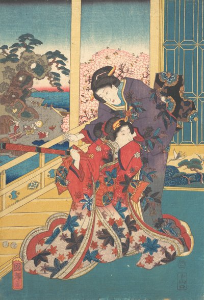 Fiore di Akashi da Utagawa Kuniteru