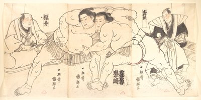 Sumo, 19° secolo da Utagawa Kuniteru