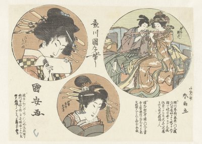 Ritratti di donne da Utagawa Kuniyasu