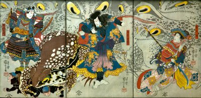 Bandō Shiuka come Principessa Morokoshi da Utagawa Kuniyoshi