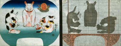 Gatti: Leone del tempio cinese da Utagawa Kuniyoshi