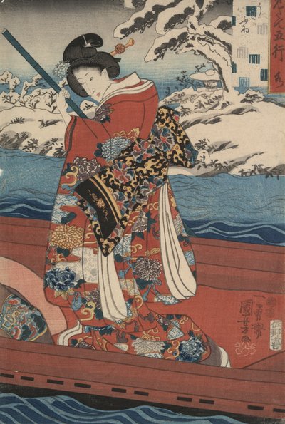 Cinque elementi: Acqua da Utagawa Kuniyoshi