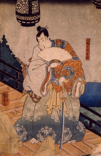 Hachiman Taro Yoshiie da Utagawa Kuniyoshi