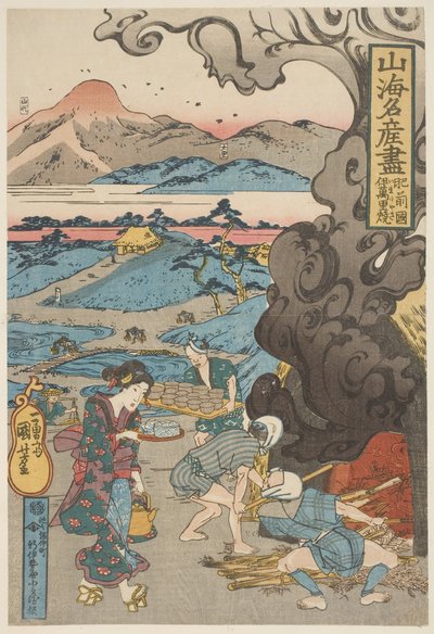Hizen: Imari-Yakki da Utagawa Kuniyoshi