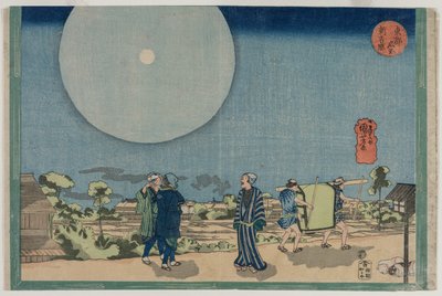 Nuovo Yoshiwara (Shin Yoshiwara), dalla serie Luoghi famosi nella capitale orientale da Utagawa Kuniyoshi