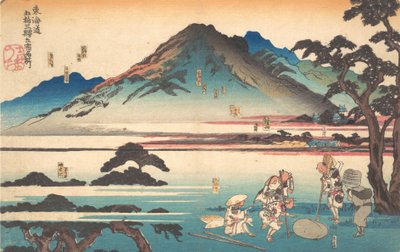 Oiso, Odawara, Hakone, Mishima, Numazu, 1840 da Utagawa Kuniyoshi