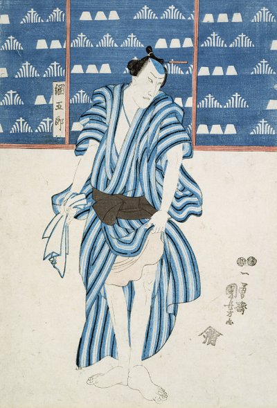 Ritratto di Tunagore da Utagawa Kuniyoshi