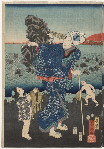 Alba nella baia di Futami da Utagawa Kuniyoshi