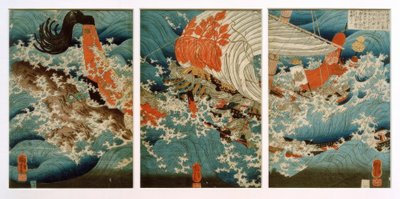 Il sacrificio di Yojibei da Utagawa Kuniyoshi