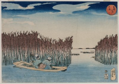 Ōmori, dalla serie Luoghi Famosi nella Capitale Orientale da Utagawa Kuniyoshi