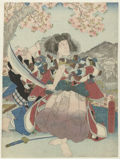 Nakamura Utaemon IV come Oniwakamaru nella commedia 