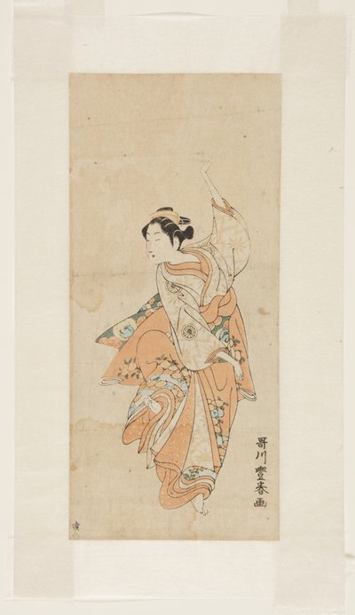 Geisha che balla da Utagawa Toyoharu