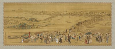 Ponte di Ryogoku da Utagawa Toyoharu