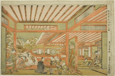 Intrattenimento per la Visione della Neve da Utagawa Toyoharu