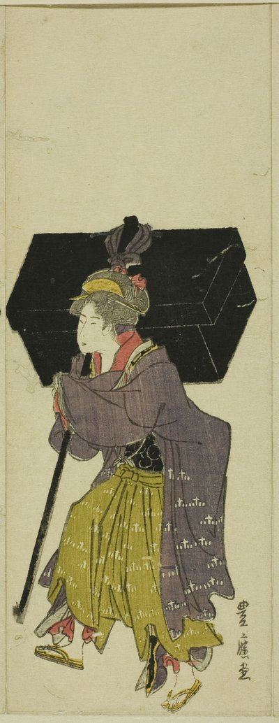 Parodia di una processione daimyō da Utagawa Toyohiro