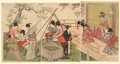 Il settimo mese, dalla serie I dodici mesi di due artisti (Ryoga juni ko) da Utagawa Toyohiro