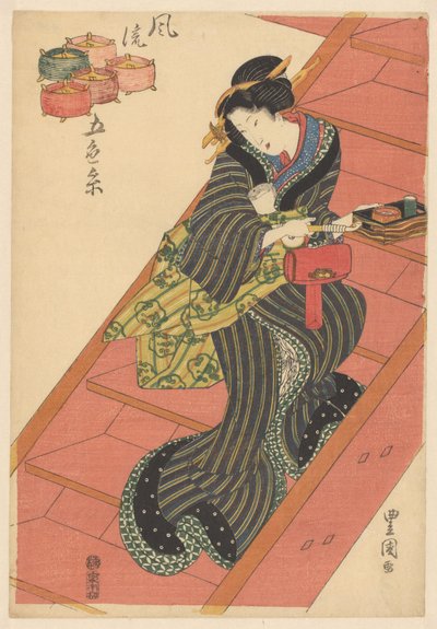 Una cortigiana da Utagawa Toyokuni (I)