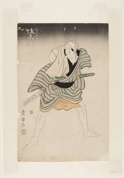 Attore Bandō Mitsugorō III da Utagawa Toyokuni