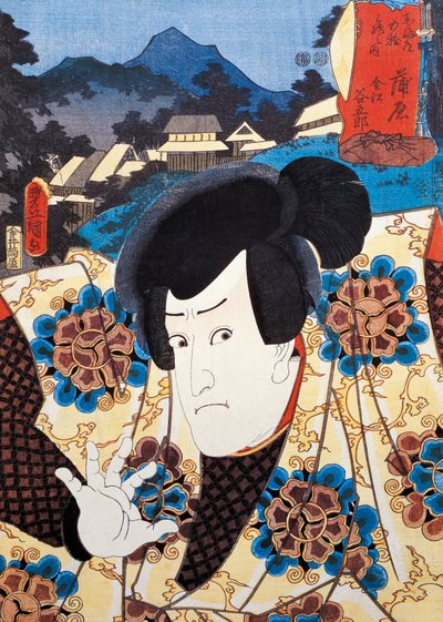 Ritratto di attore del teatro Kabuki (stampa ukiyo-e) da Utagawa Toyokuni