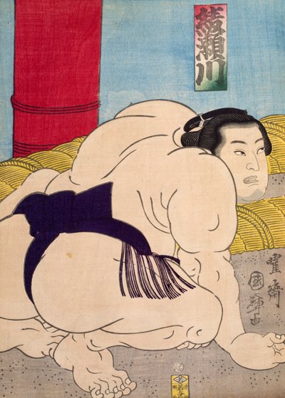 Lottatore di sumo da Utagawa Toyokuni