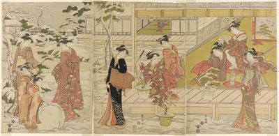 Una parodia di Hachi no ki da Utagawa Toyokuni I