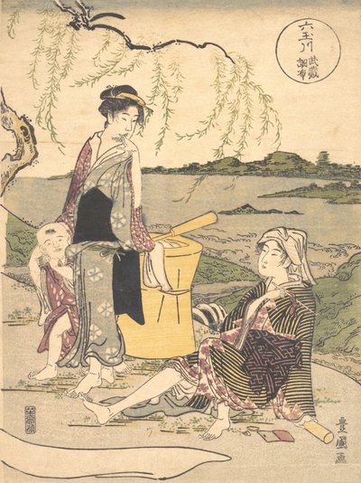Chofu no Tamagawa da Utagawa Toyokuni I