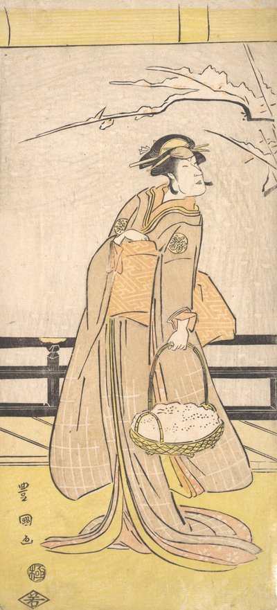 Nakayama Tomisaburo in un ruolo femminile da Utagawa Toyokuni I
