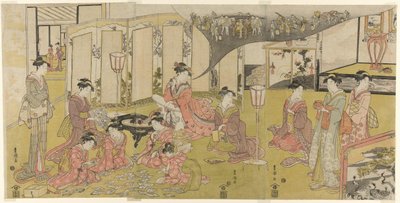 Il Gioco delle Carte da Utagawa Toyokuni I