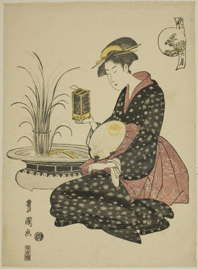 Il sesto mese (Roku gatsu), dalla serie "Dodici mesi alla moda (Furyu junikagetsu)" da Utagawa Toyokuni I
