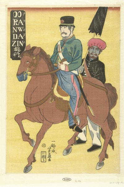 Olandese itinerante da Utagawa Yoshifuji