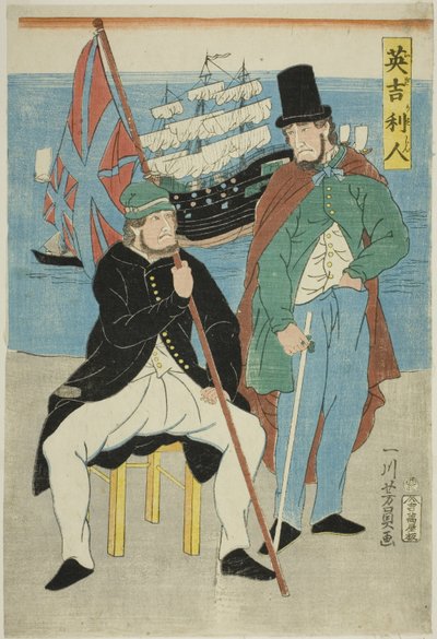 Inglesi (Igirisujin) da Utagawa Yoshikazu