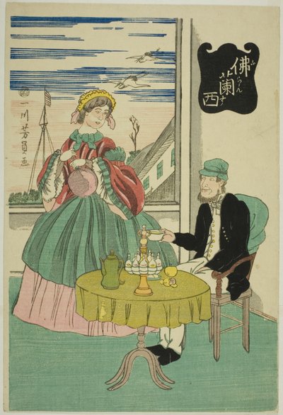 Francese (Furansu) da Utagawa Yoshikazu